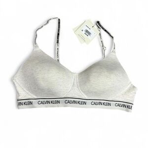 Calvin Klein Light Gray Bralette